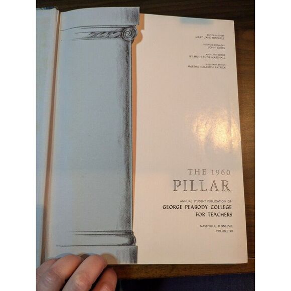 Vintage The 1960 Pillar Yearbook - George Peabody College for Teachers - Picture 2 of 5